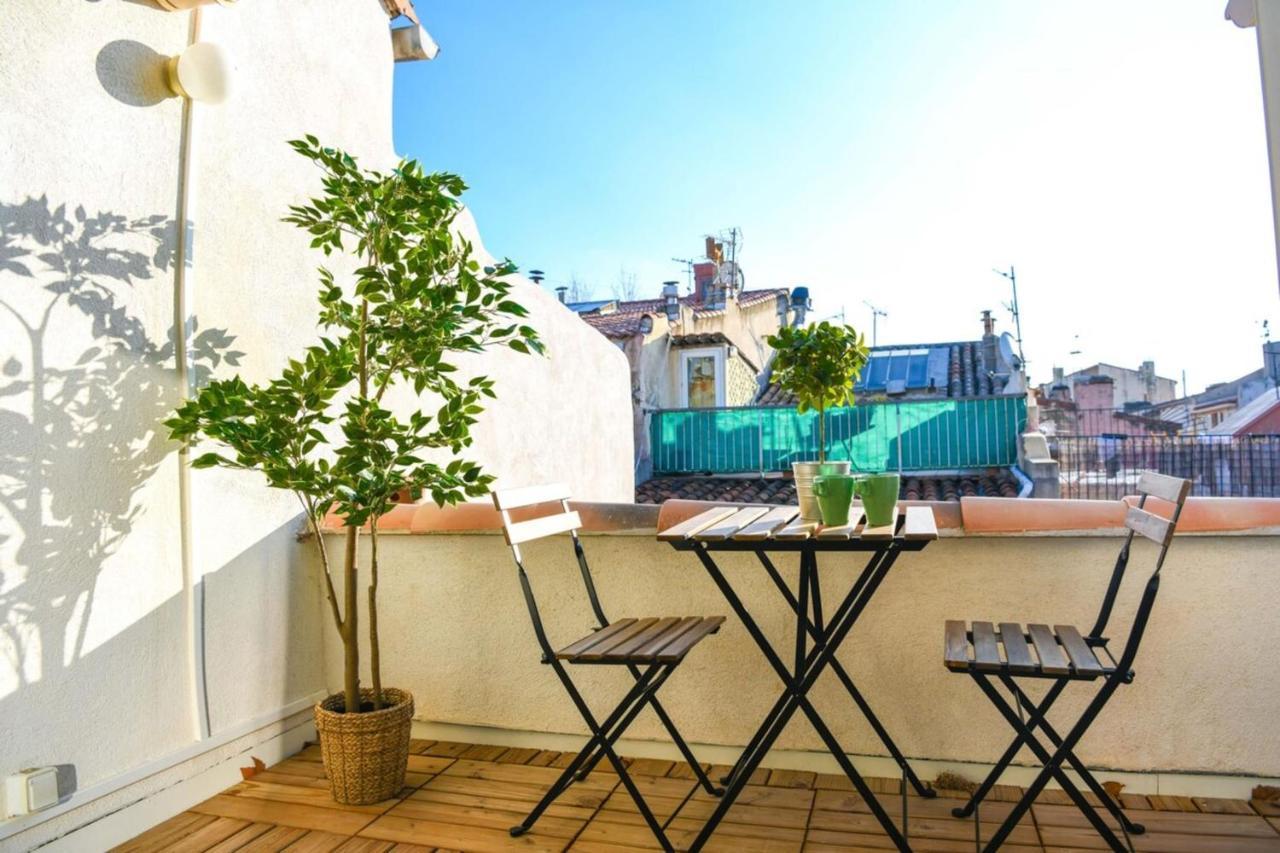 Le Duplex - Terrasse Au Coeur De Marseille Panier Lejlighed Eksteriør billede
