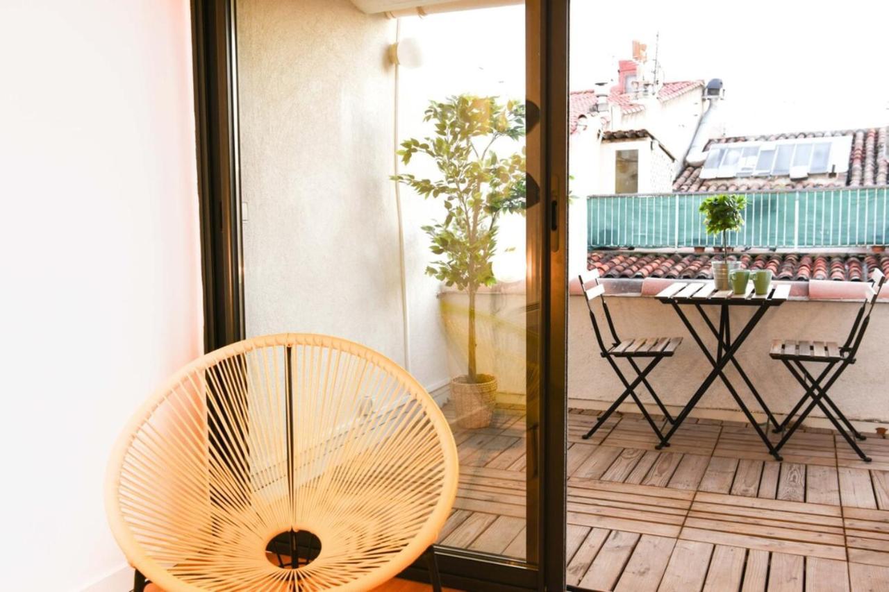 Le Duplex - Terrasse Au Coeur De Marseille Panier Lejlighed Eksteriør billede