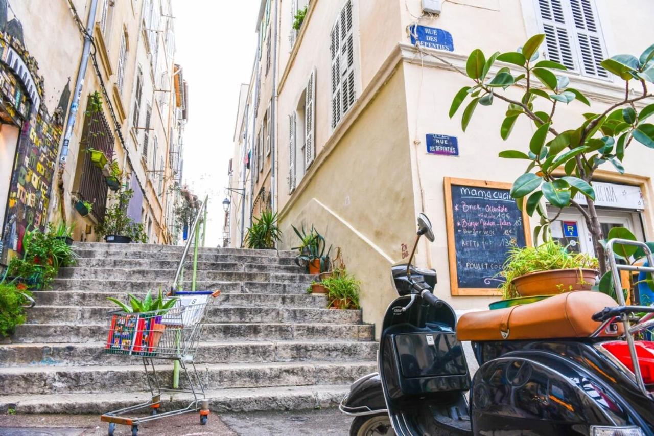 Le Duplex - Terrasse Au Coeur De Marseille Panier Lejlighed Eksteriør billede